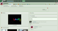 Desktop Screenshot of multicolour.deviantart.com