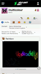 Mobile Screenshot of multicolour.deviantart.com