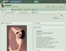Tablet Screenshot of ceejayess.deviantart.com