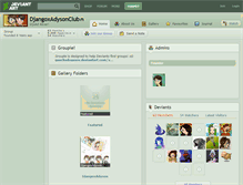 Tablet Screenshot of djangoxadysonclub.deviantart.com