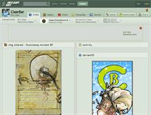 Tablet Screenshot of claarbar.deviantart.com