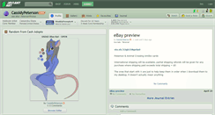 Desktop Screenshot of cassidypeterson.deviantart.com