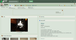 Desktop Screenshot of lillylee.deviantart.com
