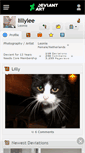 Mobile Screenshot of lillylee.deviantart.com
