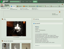 Tablet Screenshot of lillylee.deviantart.com