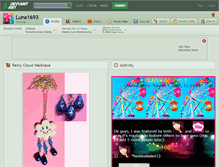 Tablet Screenshot of luna1693.deviantart.com