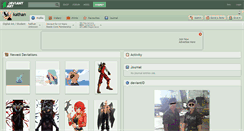 Desktop Screenshot of kathan.deviantart.com