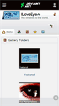 Mobile Screenshot of iloveeye.deviantart.com