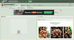 Desktop Screenshot of elementoskingu73.deviantart.com