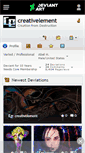 Mobile Screenshot of creativelement.deviantart.com