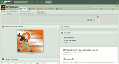Desktop Screenshot of kp-realfans.deviantart.com