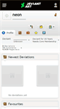 Mobile Screenshot of neon.deviantart.com
