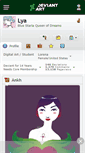 Mobile Screenshot of lya.deviantart.com