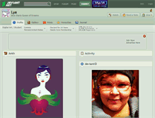 Tablet Screenshot of lya.deviantart.com