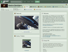 Tablet Screenshot of massive-starships.deviantart.com