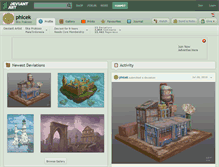 Tablet Screenshot of phicek.deviantart.com