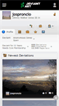 Mobile Screenshot of josproncio.deviantart.com