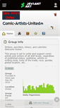 Mobile Screenshot of comic-artists-united.deviantart.com