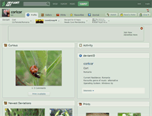 Tablet Screenshot of coricor.deviantart.com
