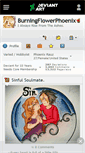 Mobile Screenshot of burningflowerphoenix.deviantart.com