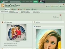 Tablet Screenshot of burningflowerphoenix.deviantart.com