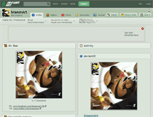 Tablet Screenshot of braeonart.deviantart.com