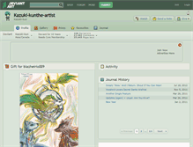 Tablet Screenshot of kazuki-kunthe-artist.deviantart.com