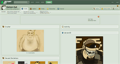 Desktop Screenshot of demon-gut.deviantart.com