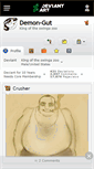 Mobile Screenshot of demon-gut.deviantart.com
