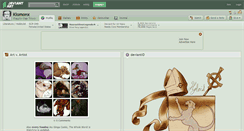 Desktop Screenshot of klomonx.deviantart.com