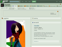 Tablet Screenshot of chantieh.deviantart.com