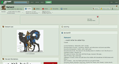 Desktop Screenshot of namarei.deviantart.com
