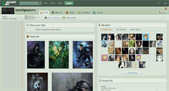 Desktop Screenshot of darkdigitalart.deviantart.com