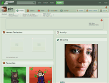Tablet Screenshot of gsjm.deviantart.com