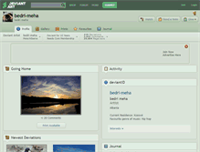 Tablet Screenshot of bedri-meha.deviantart.com
