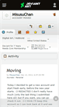 Mobile Screenshot of misusuchan.deviantart.com