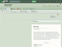 Tablet Screenshot of misusuchan.deviantart.com
