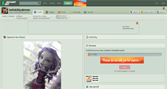 Desktop Screenshot of hellokittydemon.deviantart.com