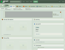 Tablet Screenshot of lilota.deviantart.com