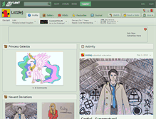 Tablet Screenshot of lozziej.deviantart.com