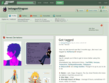 Tablet Screenshot of lastsagaofdragoon.deviantart.com