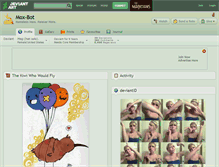 Tablet Screenshot of mox-bot.deviantart.com