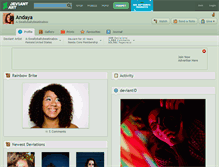 Tablet Screenshot of andaya.deviantart.com