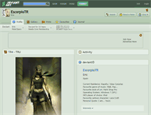 Tablet Screenshot of escorpiotr.deviantart.com