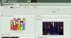 Desktop Screenshot of edward-fan-club.deviantart.com