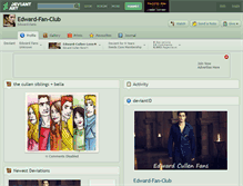 Tablet Screenshot of edward-fan-club.deviantart.com