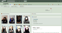 Desktop Screenshot of craziehats.deviantart.com