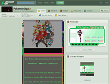 Tablet Screenshot of pokemonopal.deviantart.com