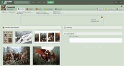 Desktop Screenshot of omernik.deviantart.com