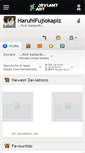Mobile Screenshot of haruhifujiokaplz.deviantart.com